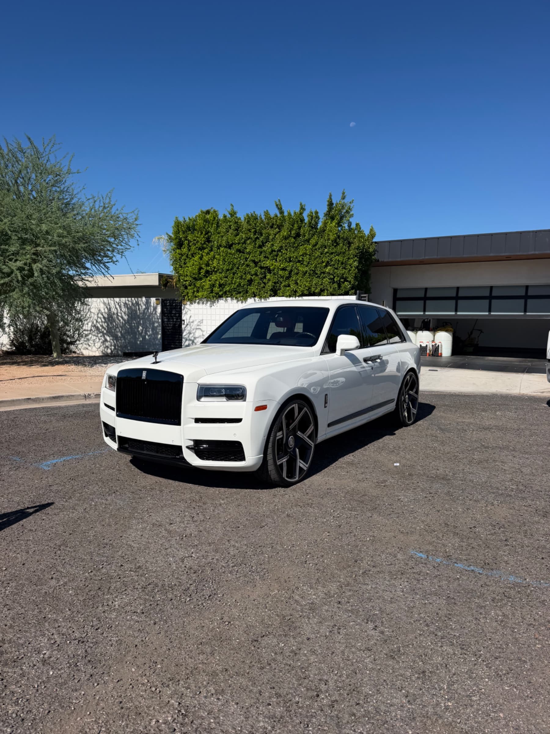 Member's Rolls-Royce Cullinan detailed on-site by Spotless Detail mobile detailing in Scottsdale