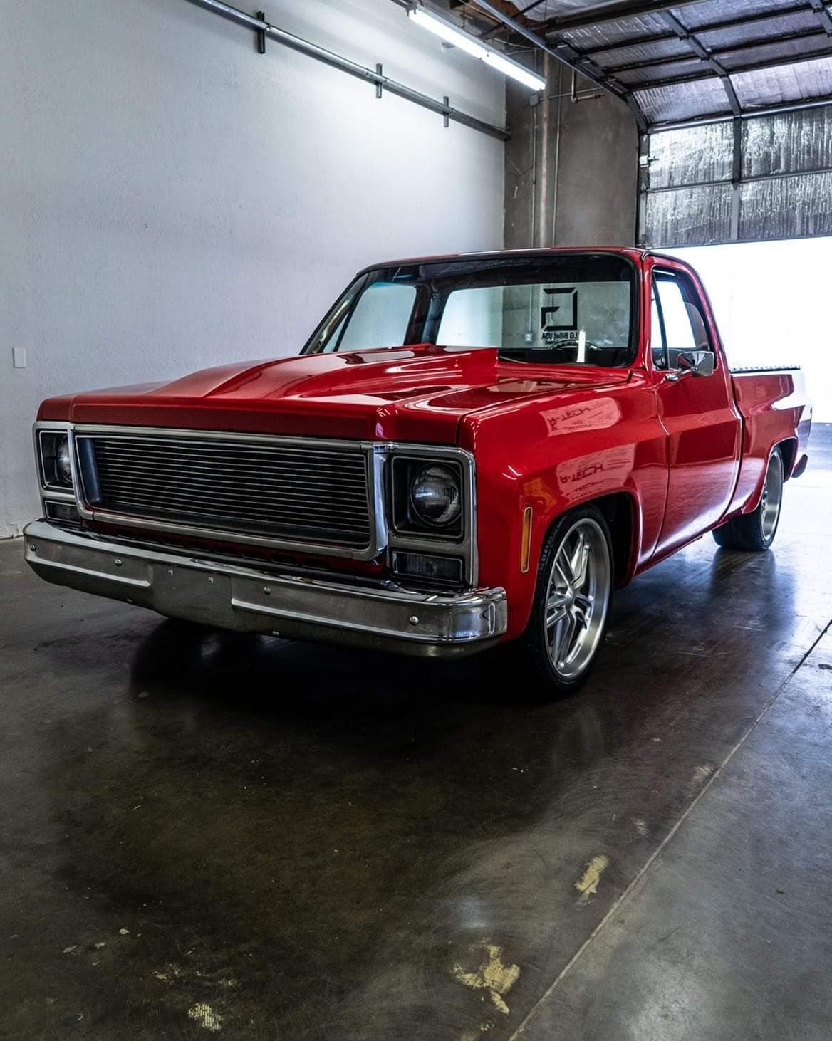 Classic Chevy pickup with deep gloss after a mobile exterior wash and wax in Scottsdale, AZ